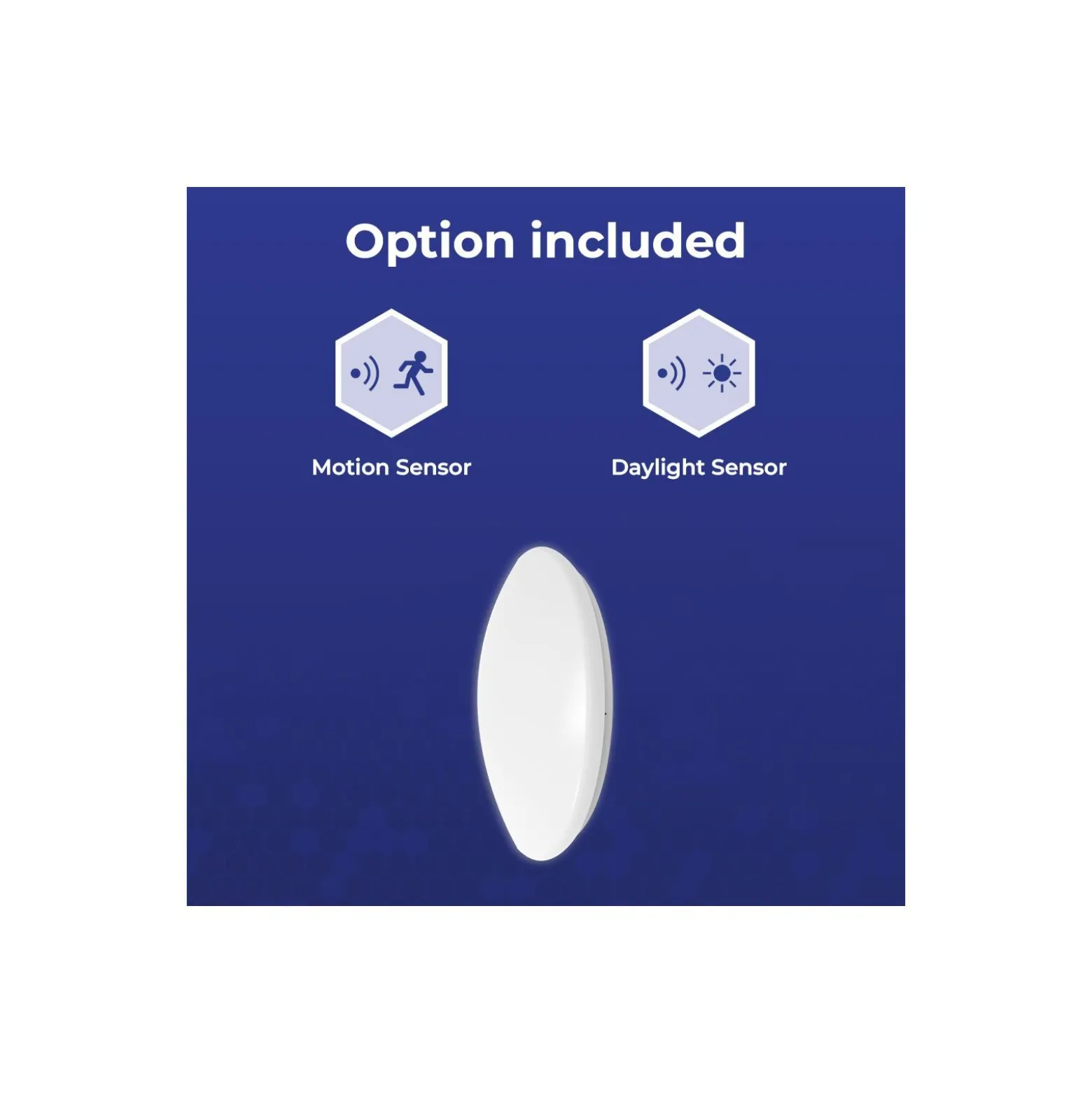 Noxion LED Plafond Corido V2 Vit 12W 1200lm 830-840-865 CCT | IP44 - Rörelse- och Ljussensor