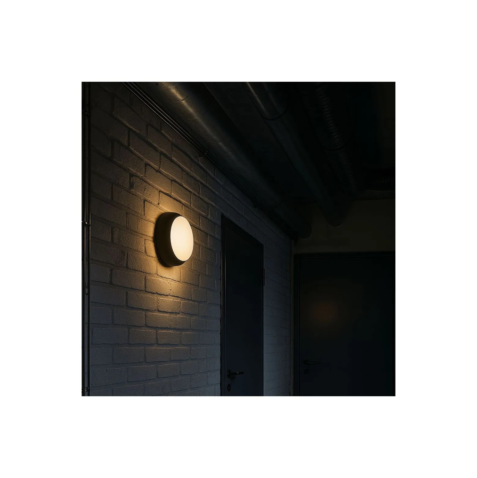 Noxion LED Plafond Pro V2 12/16/20W 2400lm - 830-840-865 CCT | 325mm - IP65 + Ring Svart