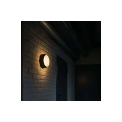 Noxion LED Plafond Pro V2 12/16/20W 2400lm - 830-840-865 CCT | 325mm - IP65 - Rörelse- och Ljussensor + Ring Svart