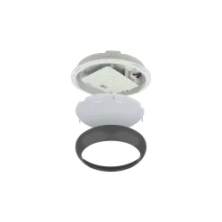 Noxion LED Plafond Pro V2 12/16/20W 2400lm - 830-840-865 CCT | 325mm - IP65 - Rörelse- och Ljussensor - 3 Timmar Nödbelysning + Ring Svart