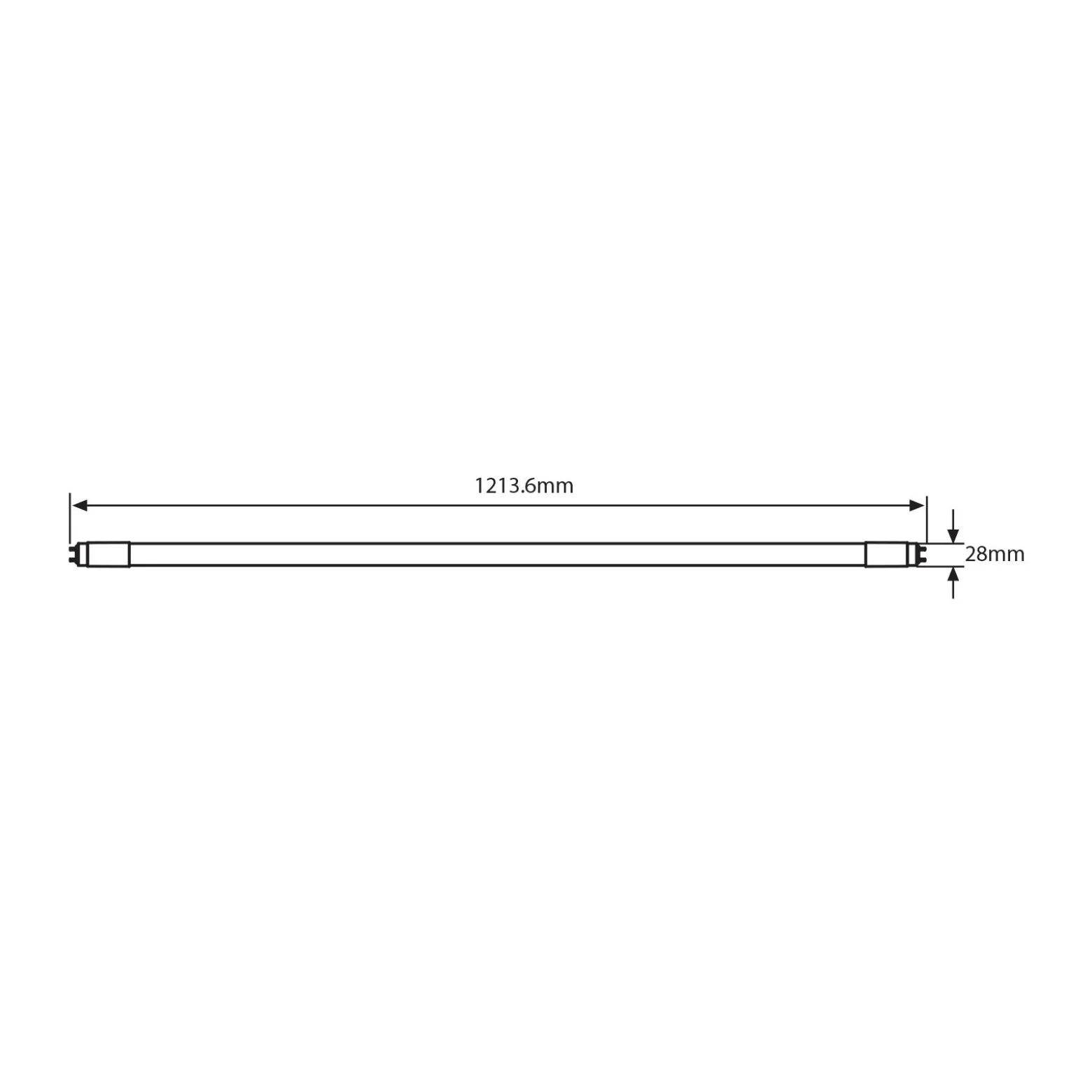 Noxion LED Rör T8 Avant (EM/Mains) Standard Output 15W 1800lm - 830 Varm Vit | 120cm - Ersättare 36W