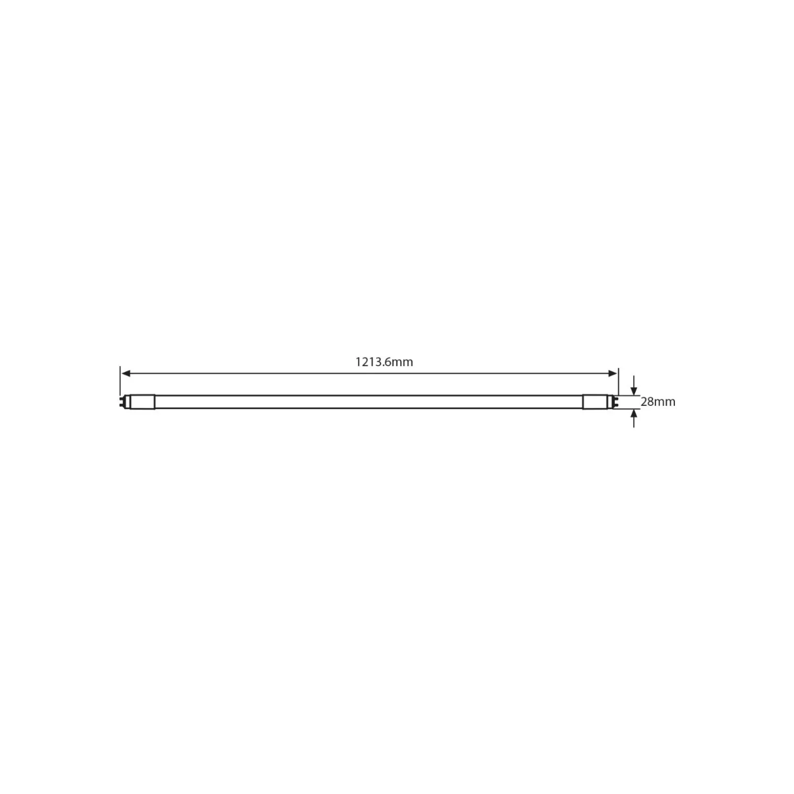 Noxion LED Rör T8 Avant Extreme (EM/Mains) Ultra Output 15.9W 2550lm - 830 Varm Vit | 120cm - Ersättare 36W