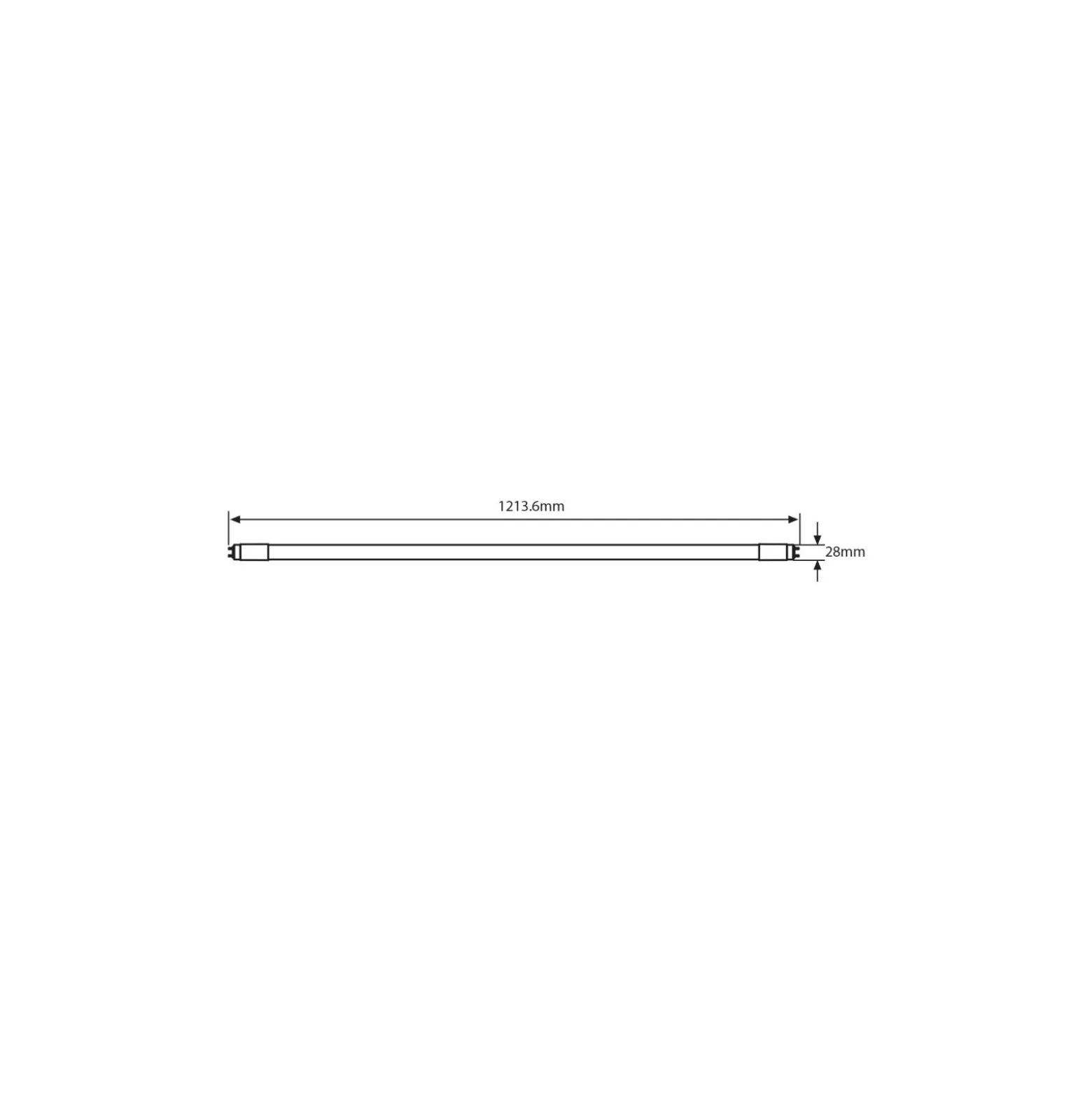 Noxion LED Rör T8 Avant Extreme (EM/Mains) Ultra Output 15.9W 2550lm - 840 Kallvit | 120cm - Ersättare 36W