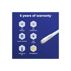 Noxion LED Rör T5 Avant Extreme (HF) High Efficiency 19W 2610lm - 830 Varm Vit | 145cm - Ersättare 35W
