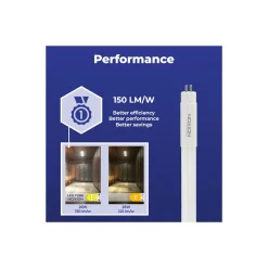 Noxion LED Rör T5 Avant Extreme (Mains AC) High Output 26W 3900lm - 865 Dagsljus | 145cm - Ersättare 49W