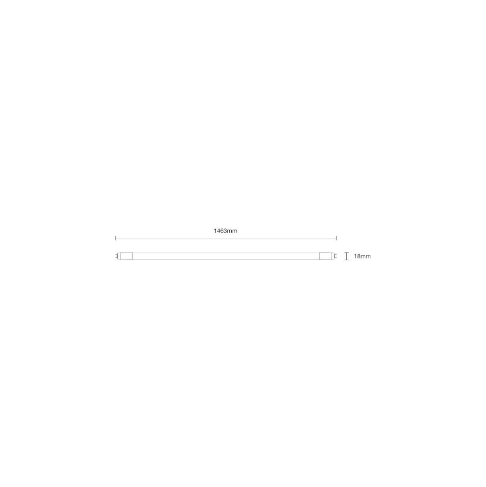 Noxion LED Rör T5 Avant Extreme (Mains AC) High Output 26W 3900lm - 840 Kallvit | 145cm - Ersättare 49W