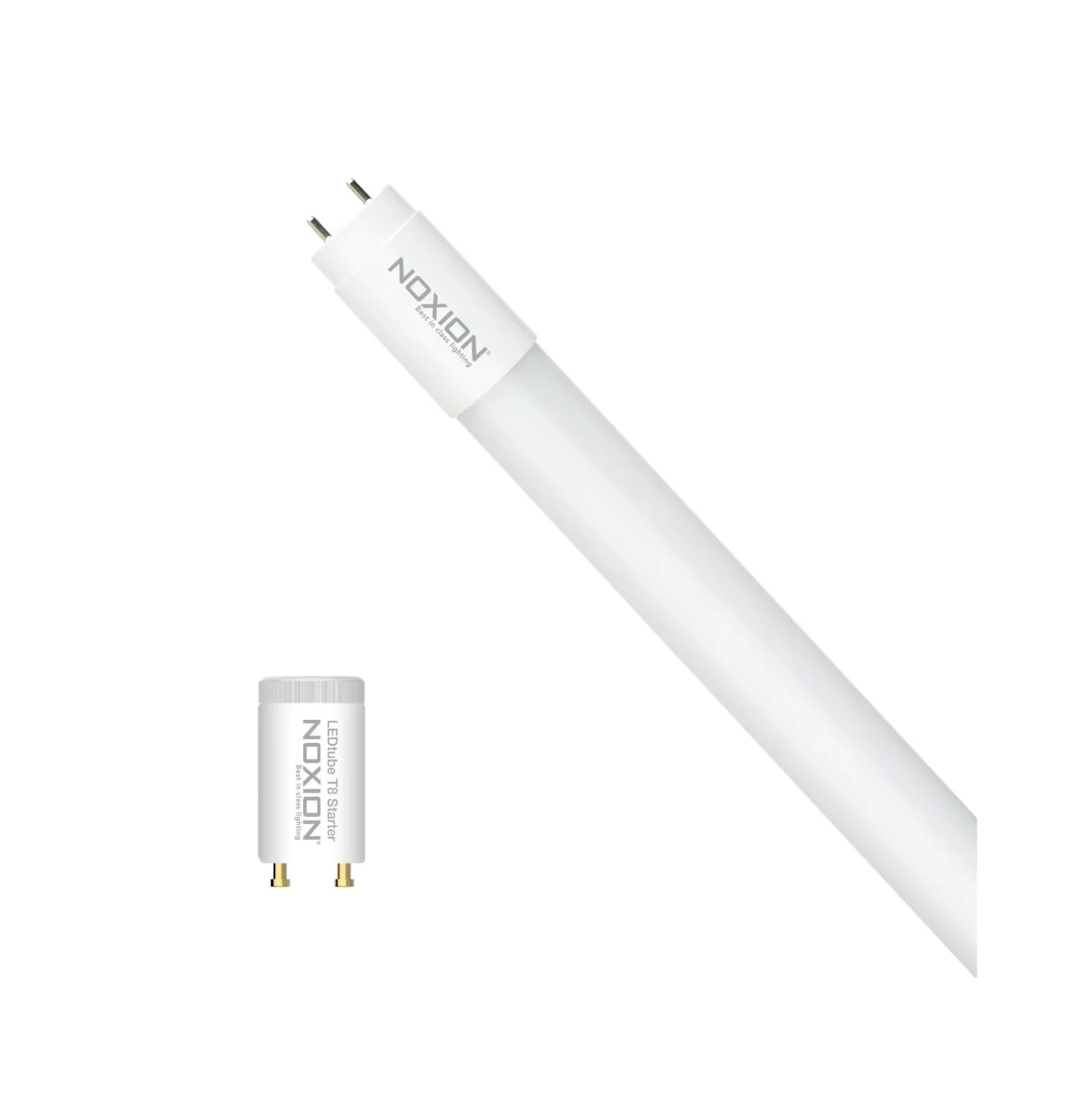 Noxion LED Rör T8 (EM/Mains) Ultra Efficiency 22.1W 4100lm - 840 Kallvit | 150cm - Ersättare 58W