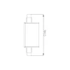 Noxion LED R7s 78mm Klar 7W 806lm - 827 | Ersättare 60W