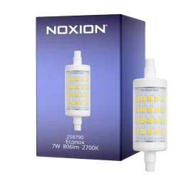 Noxion LED R7s 78mm Klar 7W 806lm - 827 | Ersättare 60W
