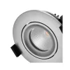 Noxion LED Spot Aqua Lutningsbar Brandsäker Aluminium 6W 400lm 36D - 927 Extra Varm Vit | Utskärning 92mm - IP65 - Bästa färgåtergivning - Dimbar