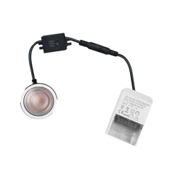 Noxion LED Spot Ares Djup ring Svart 6W 540lm 927-940 3CCT - med Inre Ring Svart | Utskärning 68mm