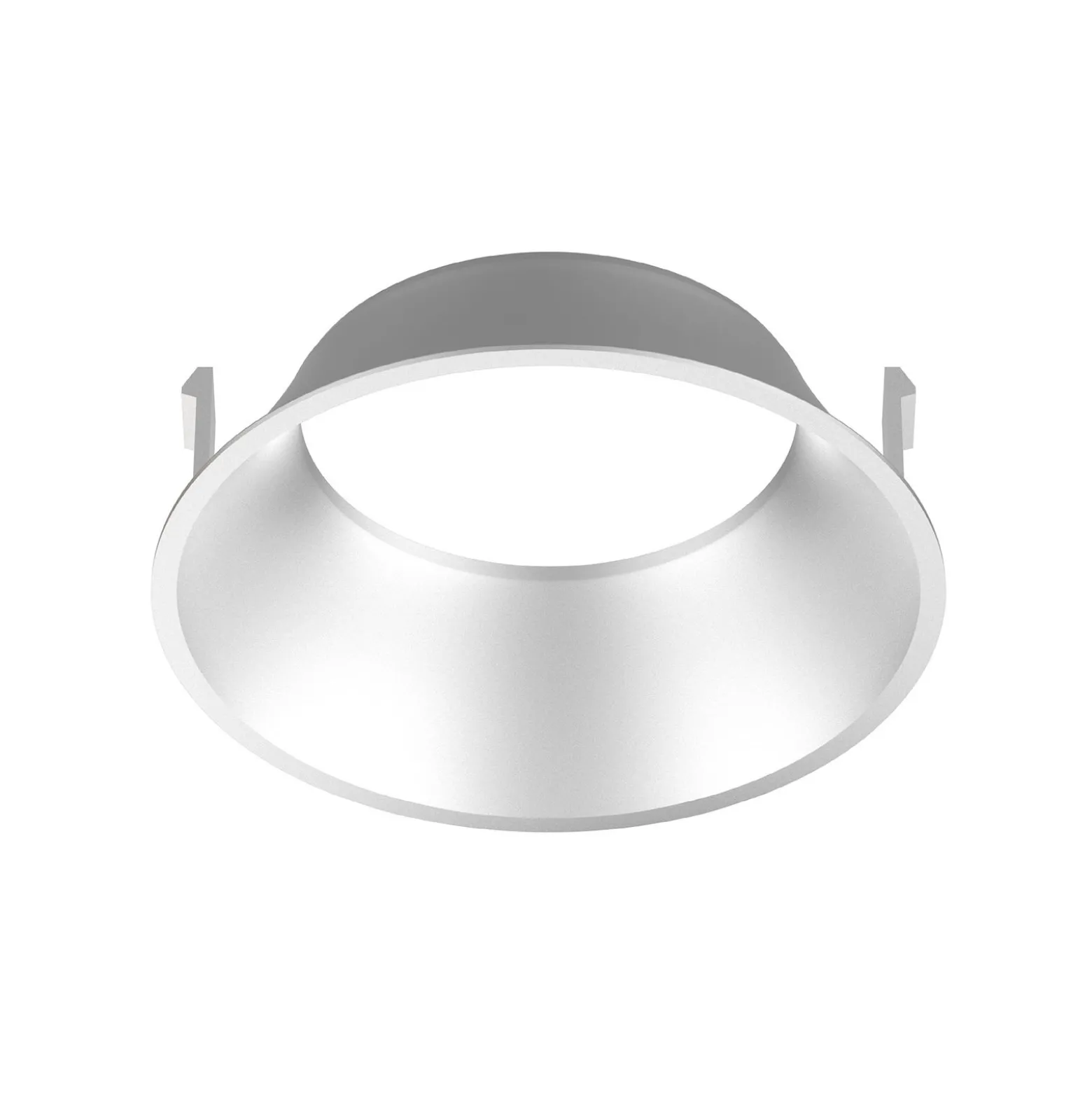 Noxion LED Spot Ares Djup ring Svart 6W 540lm 927-940 3CCT - med Inre Ring Silver | Utskärning 68mm