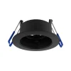 Noxion LED Spot Ares Djup ring Svart - med Inre Ring Vit | Utskärning 68mm - incl. GU10 Fitting