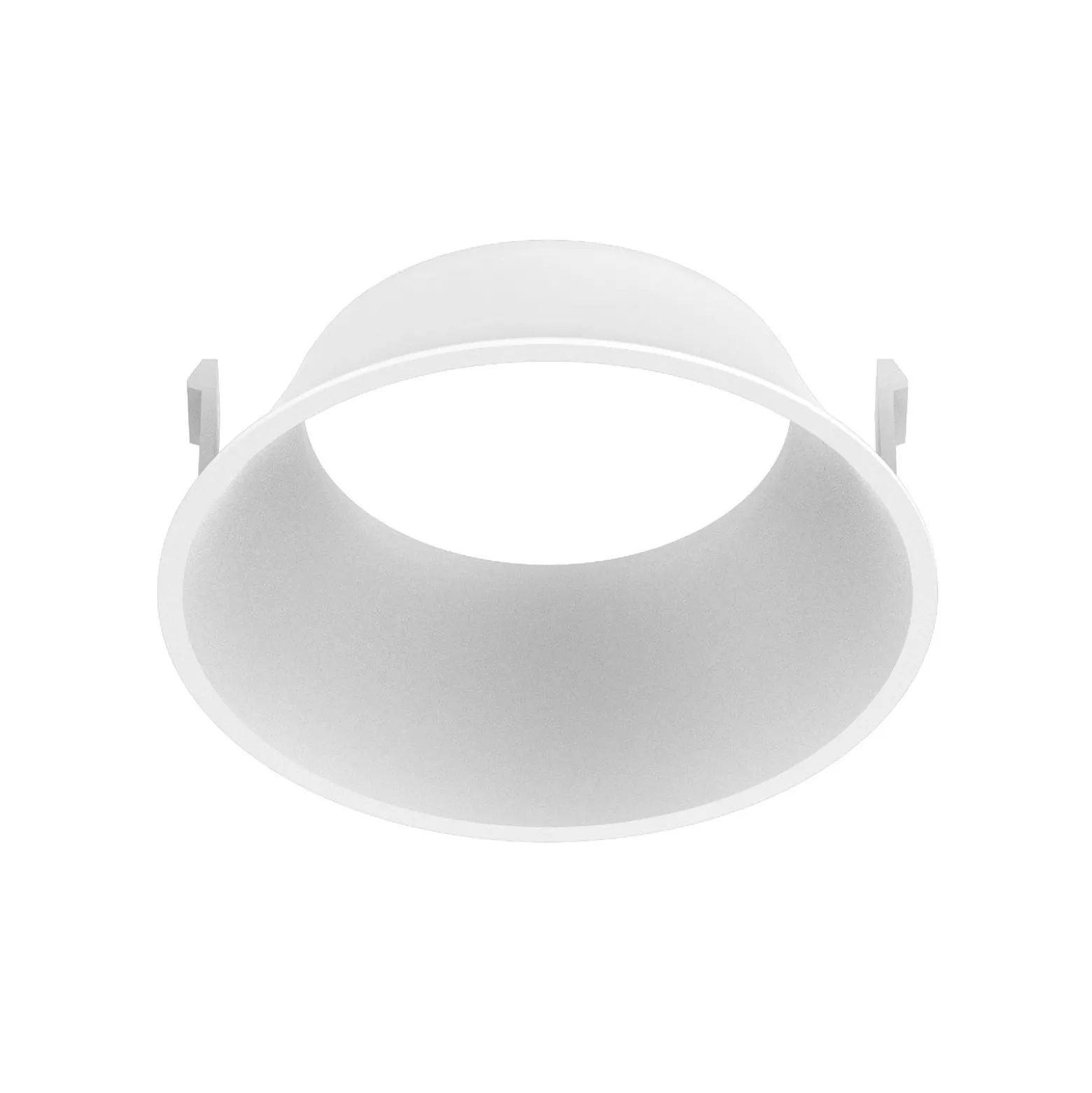 Noxion LED Spot Ares Djup ring Svart - med Inre Ring Vit | Utskärning 68mm - incl. GU10 Fitting