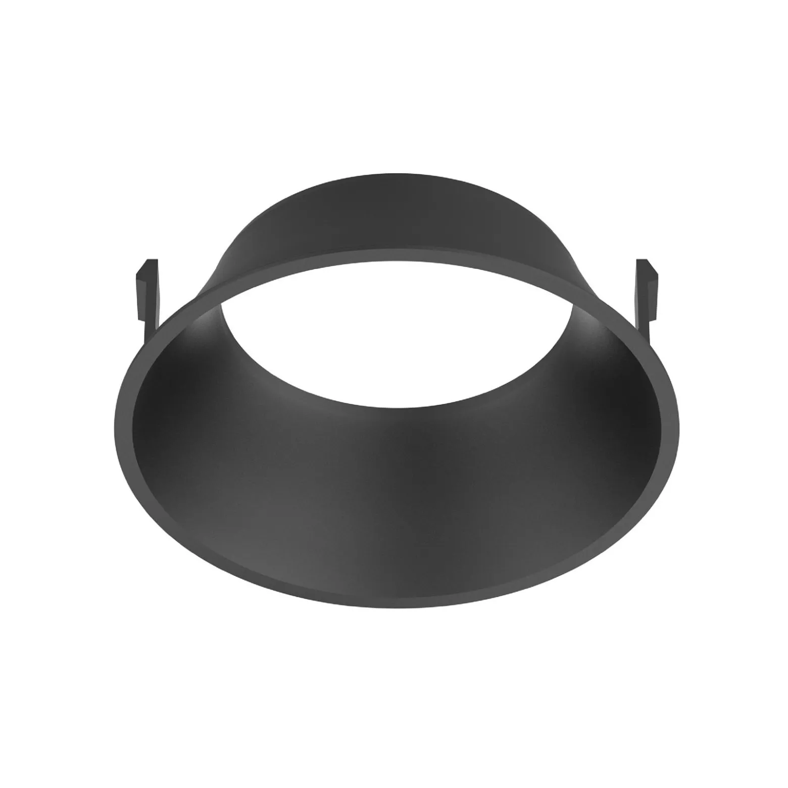 Noxion LED Spot Ares Djup ring Svart - med Inre Ring Svart | Utskärning 68mm - incl. GU10 Fitting