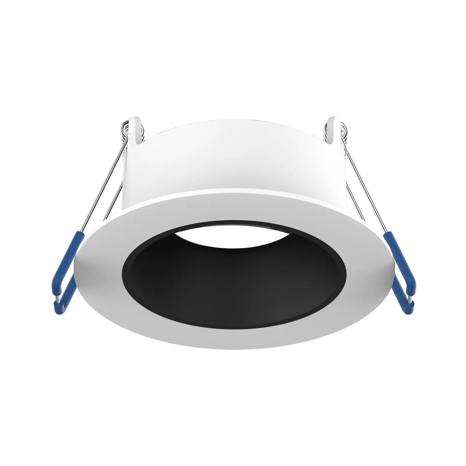 Noxion LED Spot Ares Djup ring Vit - med Inre Ring Svart | Utskärning 68mm - incl. GU10 Fitting