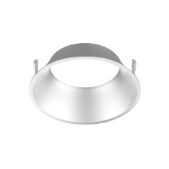 Noxion LED Spot Ares Djup Vit 6W 540lm 927-940 3CCT - med Inre Ring Silver | Utskärning 68mm