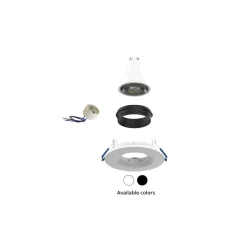 Noxion LED Spot Ares Fast Vit | Utskärning 68mm - incl. GU10 Fitting