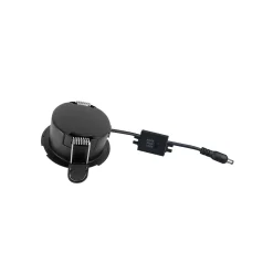 Noxion LED Spot Ares Firerated 6W 540lm 927- 940 3CCT- Fast Svart| Utskärning 68mm