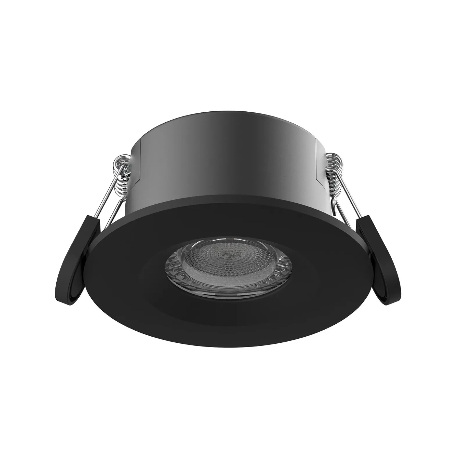 Noxion LED Spot Ares Firerated 6W 540lm 927- 940 3CCT- Fast Svart| Utskärning 68mm
