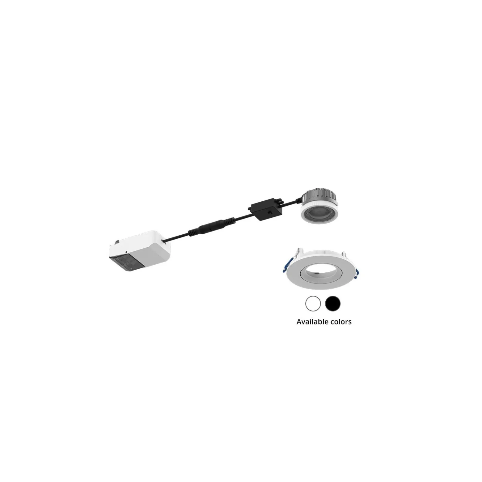 Noxion LED Spot Ares Lutningsbar Svart 6W 540lm 927-940 3CCT | Utskärning 68mm
