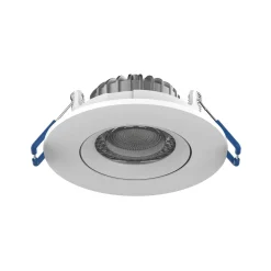 Noxion LED Spot Ares Lutningsbar Vit 6W 540lm 927-940 3CCT | Utskärning 68mm