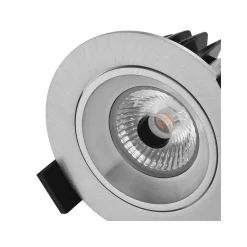 Noxion LED Spot Diamond Lutningsbar Aluminium 6W 400lm 36D - 927 Extra Varm Vit | Utskärning 83mm - IP44 - Bästa färgåtergivning - Dimbar