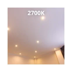 Noxion LED Spot Forseti Aluminium 6W 400lm 36D - 927 Extra Varm Vit | Utskärning 72mm - IP44 - Bästa färgåtergivning - Dimbar