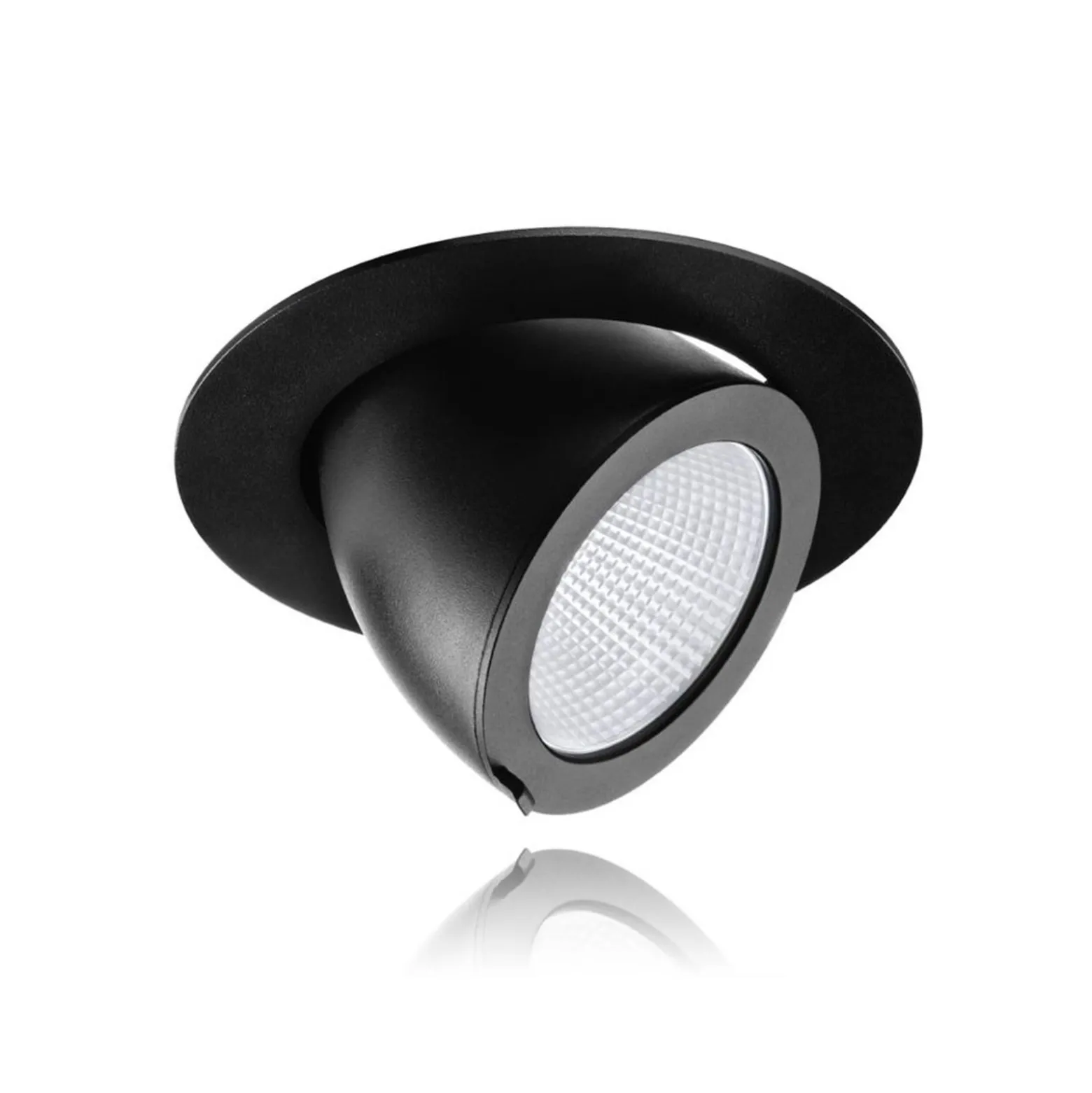 Noxion LED Spot Forza Svart 35W 3000lm 36D - 930 Varm Vit | 168mm - Bästa Färgåtergivning