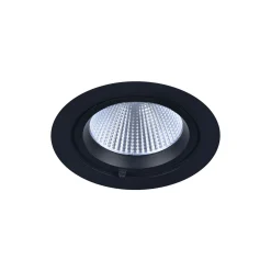Noxion LED Spot Forza V2 Aluminium Svart 28/32/36/40W - 3300/3700/4100/4500lm 36D - 930-940-957 CCT | 160mm - Utskärning 145mm - Bästa Färgåtergivning