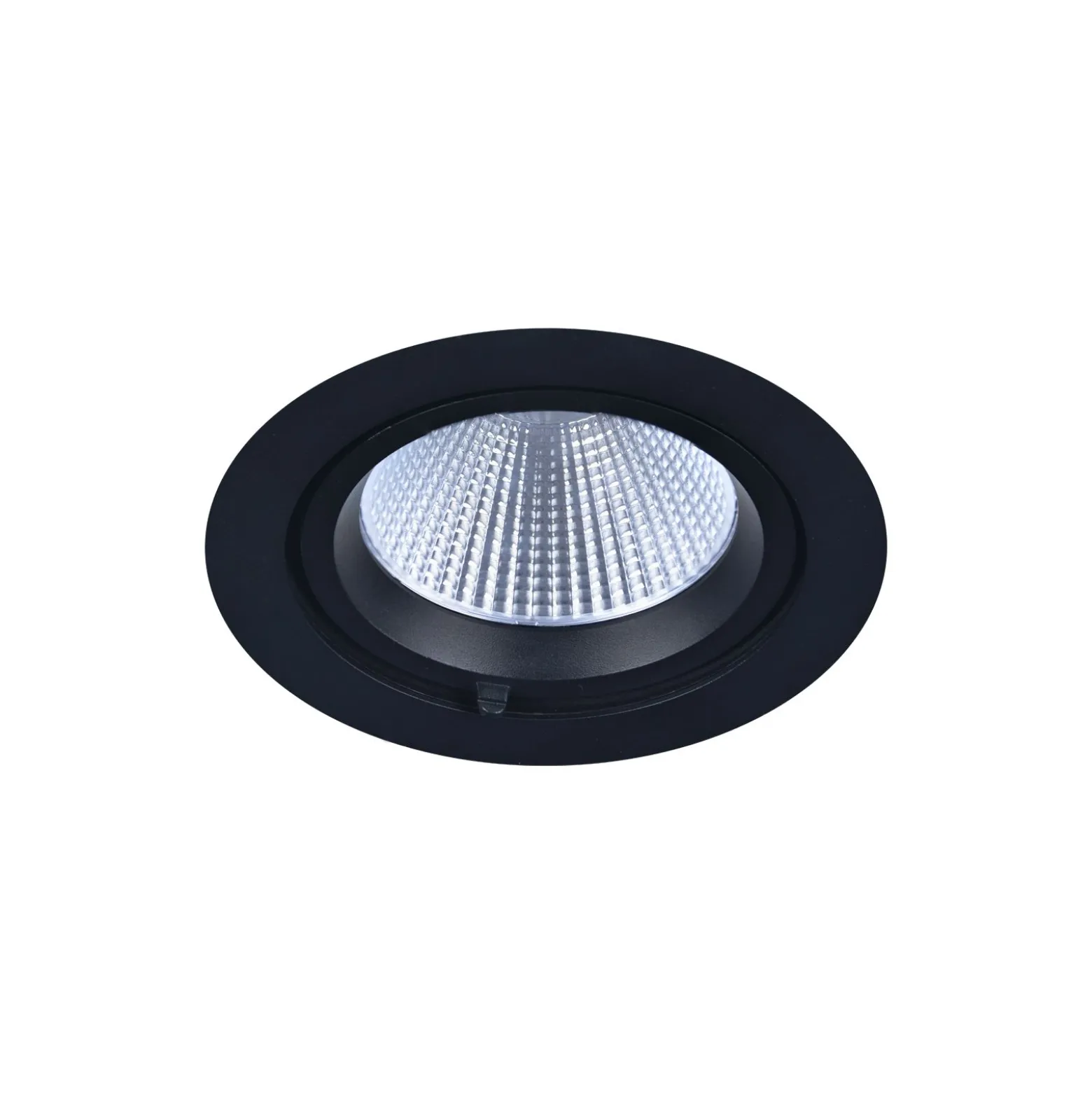 Noxion LED Spot Forza V2 Aluminium Svart 28/32/36/40W - 3300/3700/4100/4500lm 36D - 930-940-957 CCT | 160mm - Utskärning 145mm - Bästa Färgåtergivning