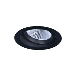 Noxion LED Spot Forza V2 Aluminium Svart 28/32/36/40W - 3300/3700/4100/4500lm 36D - 930-940-957 CCT | 160mm - Utskärning 145mm - Bästa Färgåtergivning