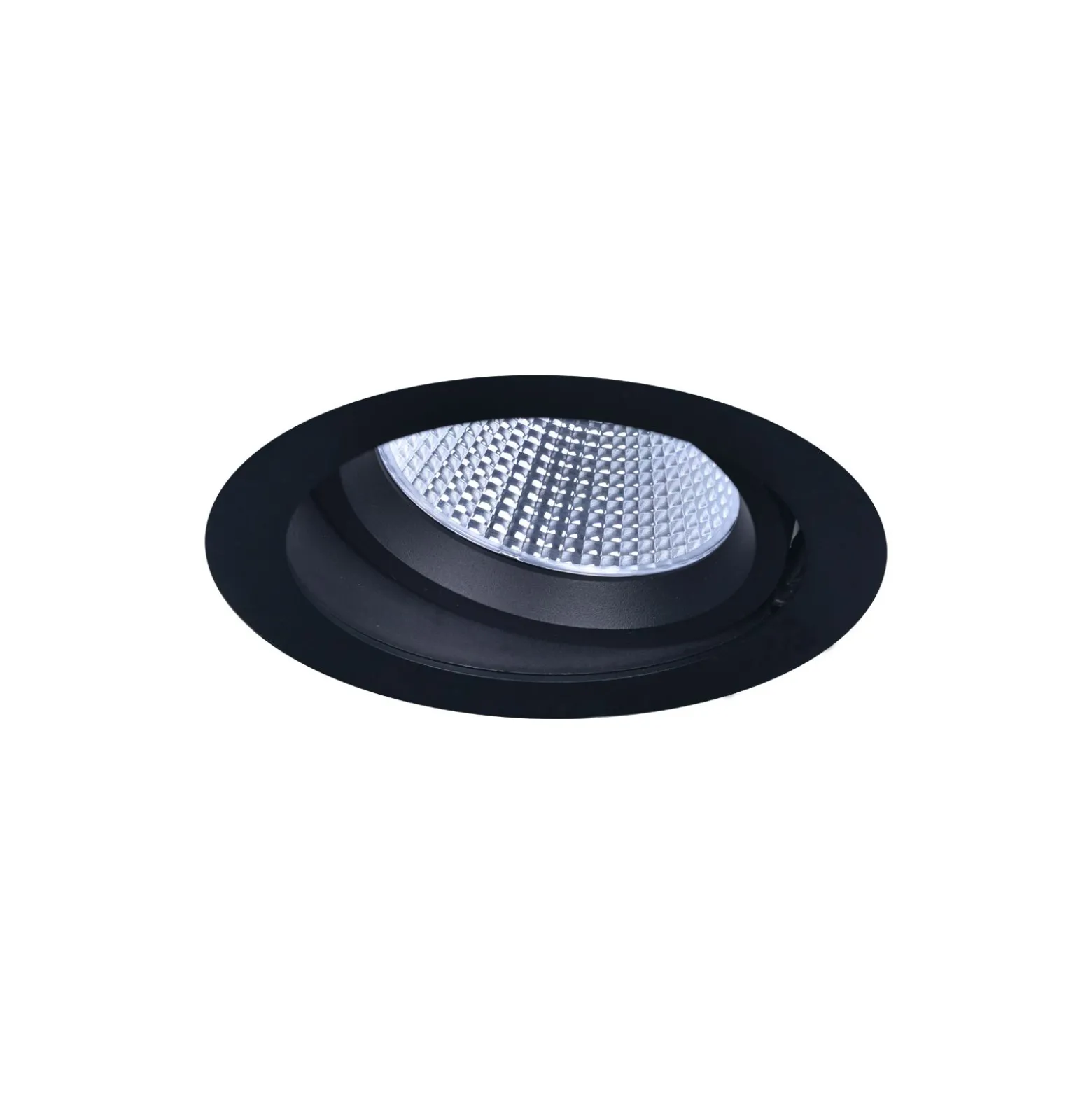 Noxion LED Spot Forza V2 Aluminium Svart 28/32/36/40W - 3300/3700/4100/4500lm 36D - 930-940-957 CCT | 160mm - Utskärning 145mm - Bästa Färgåtergivning