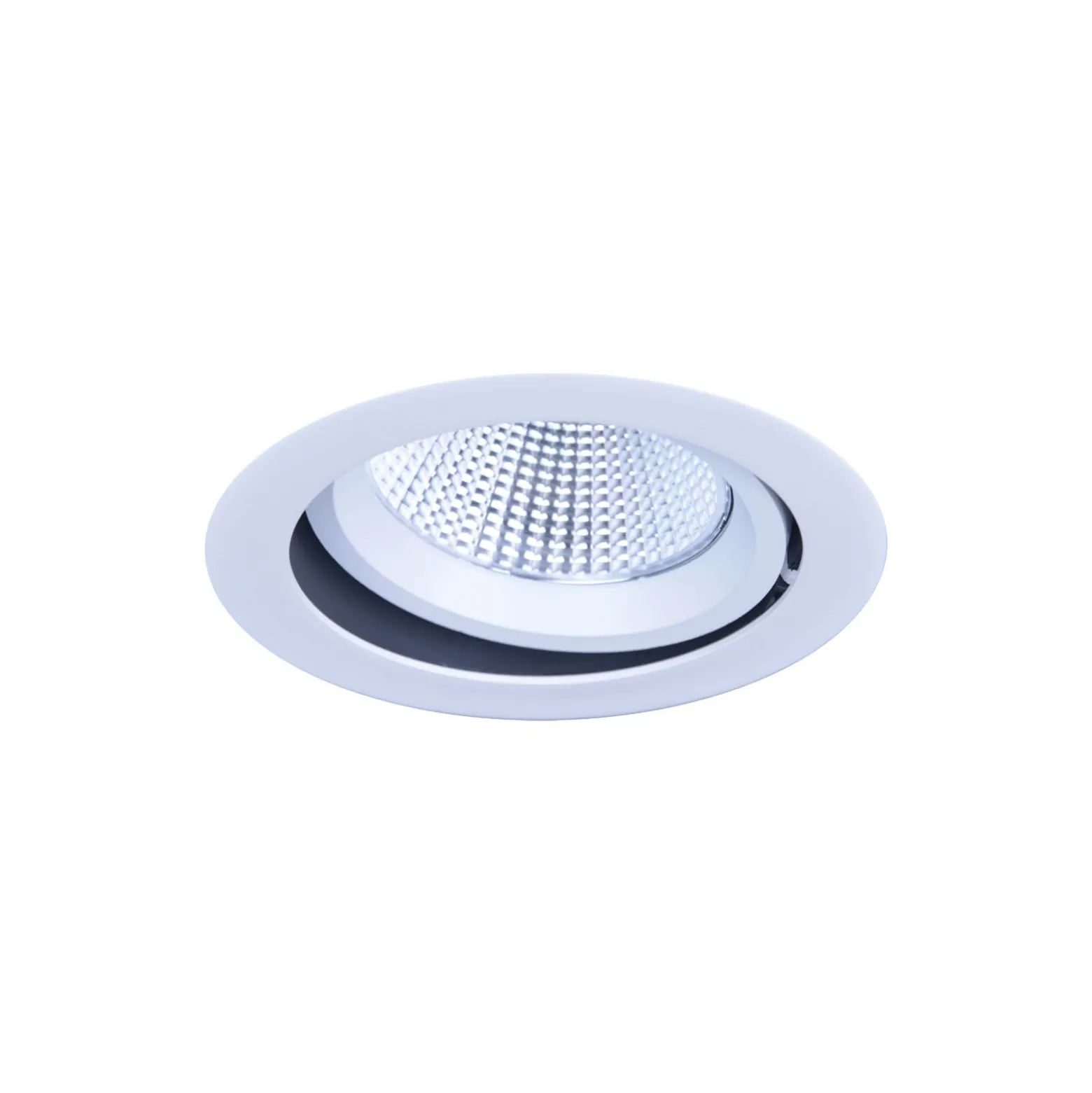 Noxion LED Spot Forza V2 Aluminium Vit 32W 3700lm 36D - 930-940-957 CCT | 160mm - Utskärning 145mm - Bästa Färgåtergivning