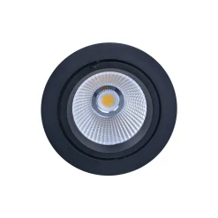 Noxion LED Spot Forza V2 Aluminium Svart 32W 3700lm 36D - 930-940-957 CCT | 160mm - Utskärning 145mm - Bästa Färgåtergivning