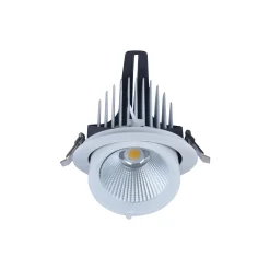 Noxion LED Spot Forza V2 Aluminium Vit 36W 4100lm 36D - 930-940-957 CCT | 160mm - Utskärning 145mm - Bästa Färgåtergivning