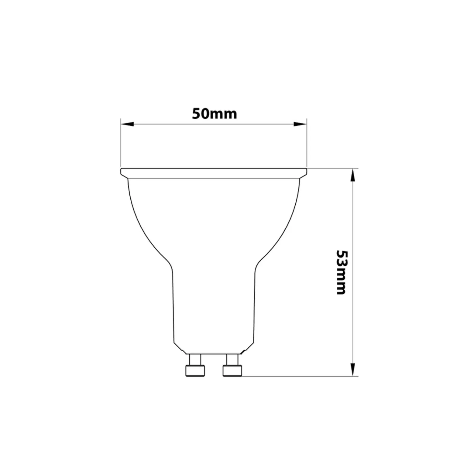 Noxion LED Spot GU10 PAR16 3W 230lm 36D - 827 Extra Varm Vit | Dimbar - Ersättare 35W