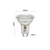 Noxion LED Spot GU10 PAR16 3.7W 270lm 36D - 840 Kallvit | Ersättare 35W