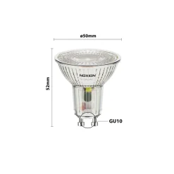 Noxion LED Spot GU10 PAR16 3.7W 270lm 36D - 840 Kallvit | Ersättare 35W