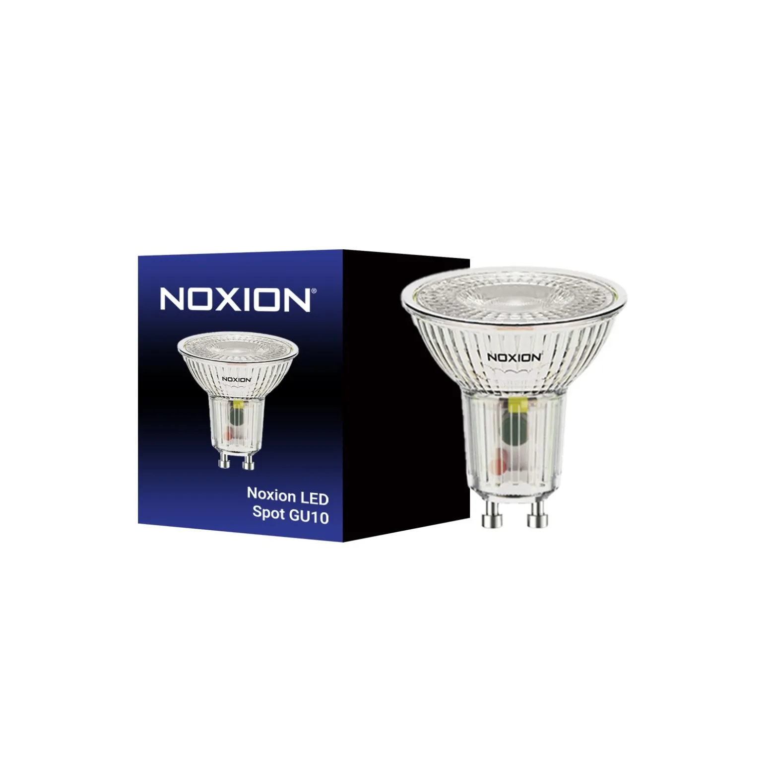 Noxion LED spot GU10 PAR16 5.5W 560lm 36D - 830 varm hvid | erstatter 75W
