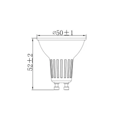 Noxion LED Spot GU10 PAR16 3W 230lm 36D - 830 Varm Vit | Dimbar - Ersättare 35W