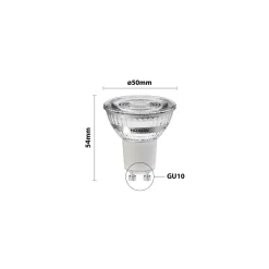 Noxion LED Spot GU10 PAR16 3.6W 345lm 36D - 830 Varm Vit | Ersättare 50W