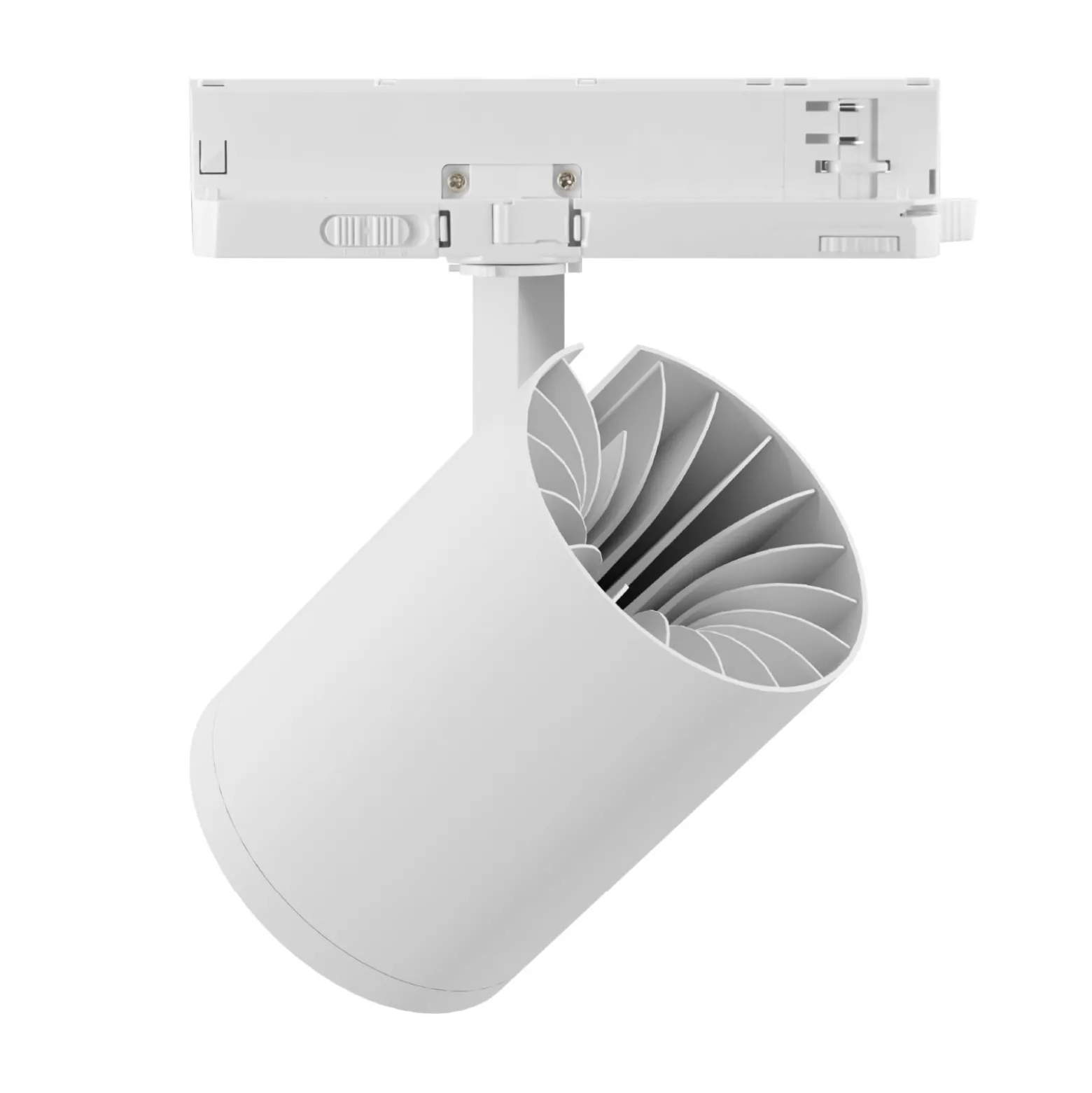 Noxion LED Spårbelysning 3-Fas Delta Pro Aluminium Vit 40W 4900lm 36D - 930-940-957 CCT | UGR <19