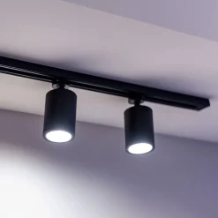Noxion LED Spårbelysning 3-Fas Delta Pro Aluminium Svart 40W 4900lm 36D - 930-940-957 CCT | UGR <19