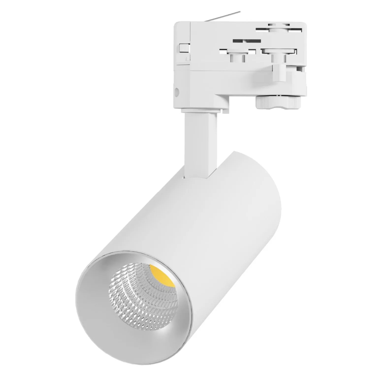 Noxion LED Spårbelysning 3-Fas Ecowhite Aluminium Vit 20W 1970lm 36D - 830 Varm Vit | UGR <19