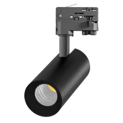 Noxion LED Spårbelysning 3-Fas Ecowhite Aluminium Svart 20W 1970lm 36D - 830 Varm Vit | UGR <19