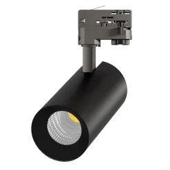 Noxion LED Spårbelysning 3-Fas Ecowhite Aluminium Svart 30W 3210lm 36D - 840 Kallvit | UGR <19