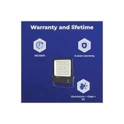 Noxion LED Strålkastare Beam V2.0 40W 5600lm 90D - 830-840-865 CCT | IP66 - Asymmetrisk