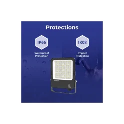 Noxion LED Strålkastare Beam V2.0 40-100W 5300-14000lm 90D - 830-840-865 CCT | IP66 - Asymmetrisk Type II