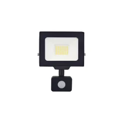 Noxion LED Strålkastare Beamy G3.1 Svart 30W 3300lm 110D - 840 Kallvit | IP44 - Rörelse- och Ljussensor - Symmetrisk